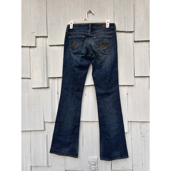 AG Adriano Goldschmied The Club Low Rise Wide Leg Bottom Jeans Size 25R‎ NWT - Picture 6 of 7